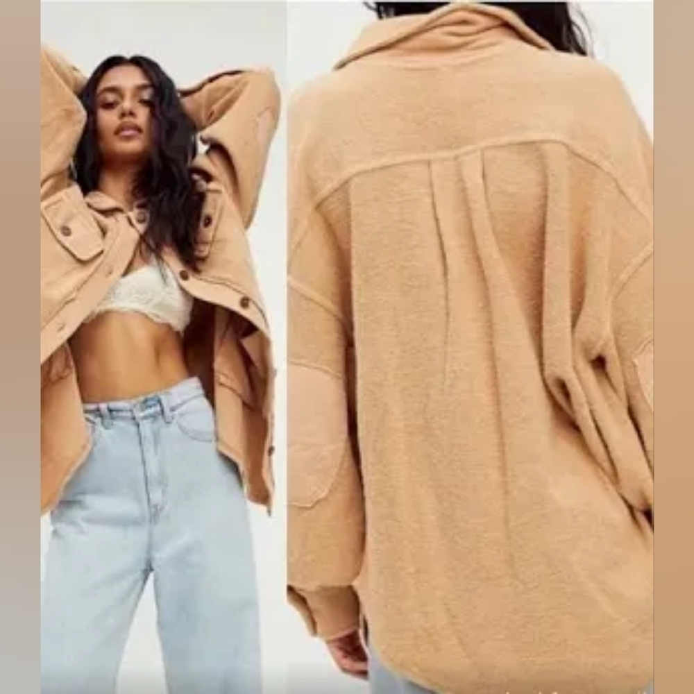 Free People Ruby Jacket in Farther Shores NWT Large